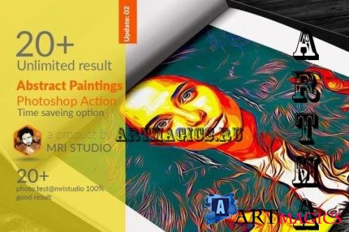 Realistic Painting Effect Action - 733929