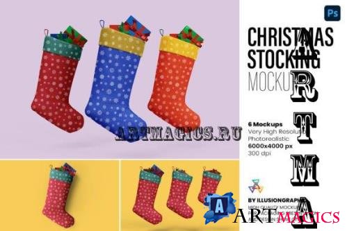 Christmas Stocking Mockup - 6 views - 10321643