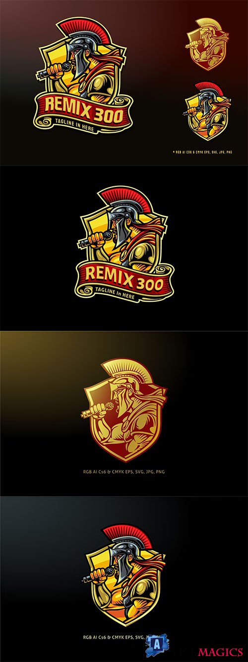 Remix300 Logo Template