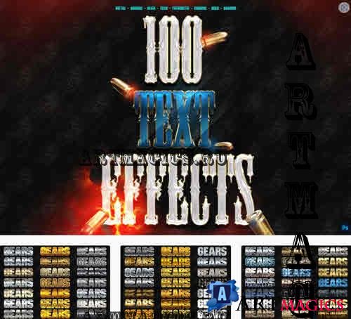 100 Photoshop Text Effects - 5RS2JPN