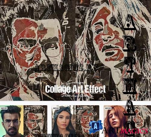 Collage Art Effect - 3PWTV9Y