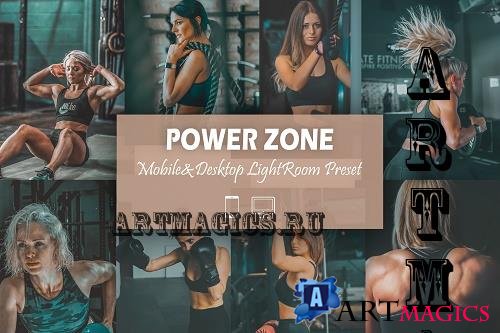 12 Power Zone Mobile & Desktop Lightroom Presets, Fitness LR - 2214154