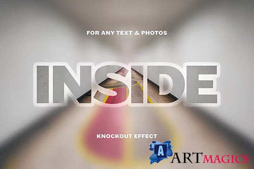 Knockout Blur Text Effect