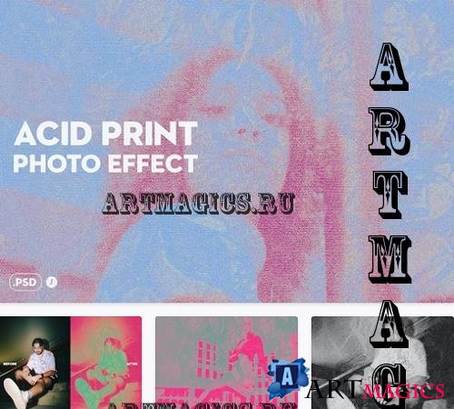 Acid Print Photo Effect - RR7ZM52