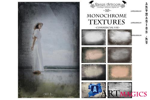 Monochrome Textures, Vintage Textures, Photoshop Textures - 2260788