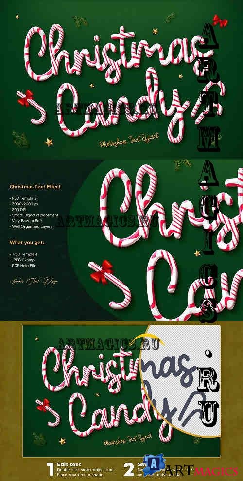 Christmas Candy Text Effect - 10853618