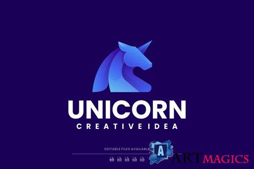 Unicorn Gradient Logo
