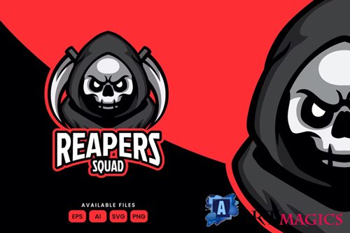 Reaper Sport Mascot Logo