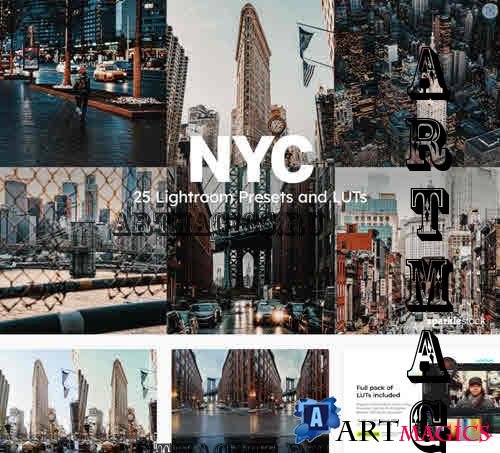 25 NYC Lightroom Presets and LUTs - 10859972