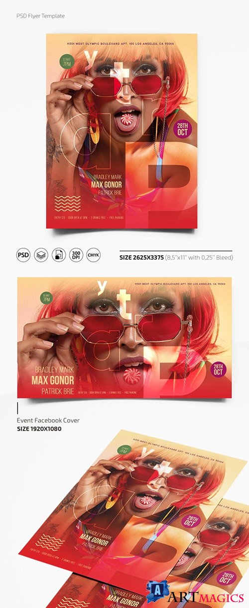 PARTY FLYER PSD TEMPLATE