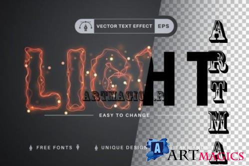 Red Glow - Editable Text Effect - 10850369