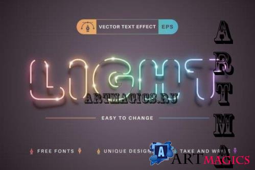 Unicorn Light - Editable Text Effect - 10874858