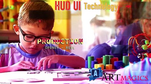 HUD UI Technology Opener 1211955 - Project for After Effects