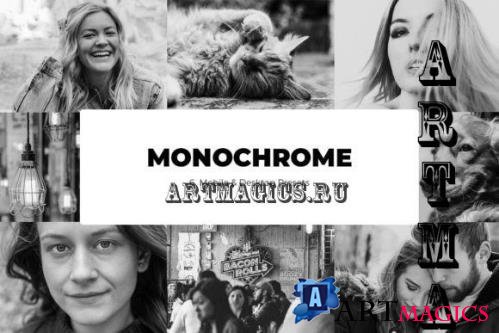 6 Monochrome Lightroom Presets - Mobile & Desktop