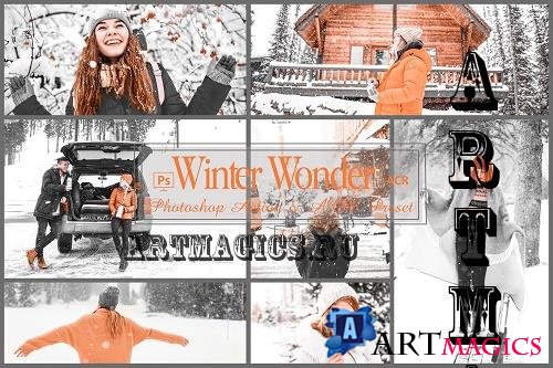 12 Winter Wonder Photoshop Actions And ACR Presets, Bright - 2285698