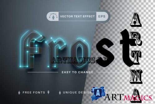 Glow Frost - Editable Text Effect - 10882912