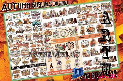 Autumn Sublimation Bundle - 54 Premium Graphics