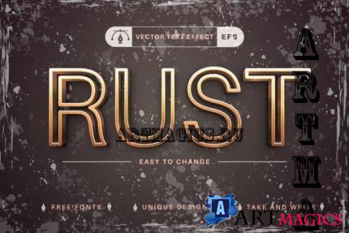 Rust - Editable Text Effect - 10256930