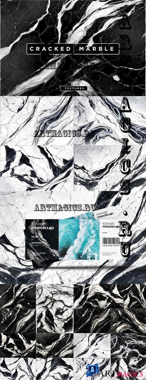 Cracked Marble Textures Kit - 8452781