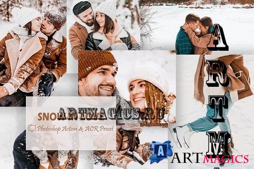 12 Snow In Love Photoshop Actions And ACR Presets, Winter - 2319705