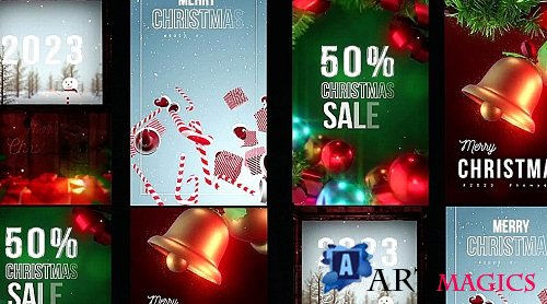 Videohive - Christmas Creative Posts and Stories 41960272 - Project For Final Cut & Apple Motion