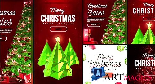 Videohive - Christmas Posts and Stories 41960056 - Project For Final Cut & Apple Motion