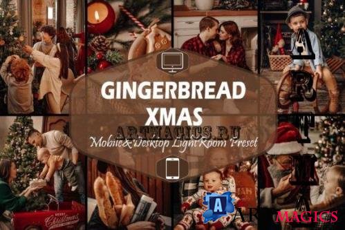 10 Gingerbread Xmas Mobile & Desktop Lightroom Presets,Warm - 2331598