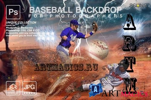 Baseball Backdrop Sport Stadium - 10945292