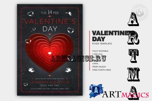 Valentines Day Flyer Template V27 - 10944944