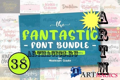 The Fantastic Font Bundle - 38 Premium Fonts