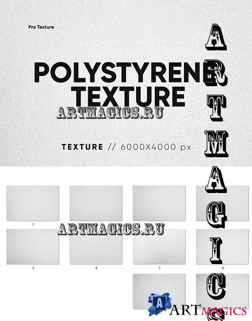 10 Polystyrene Texture HQ - 10962149