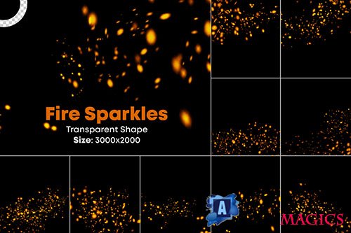 PSD burning hot sparks fly from large fire vol 4