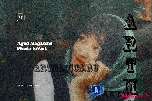 Aged Magazine Photo Effect - VZF4EB5