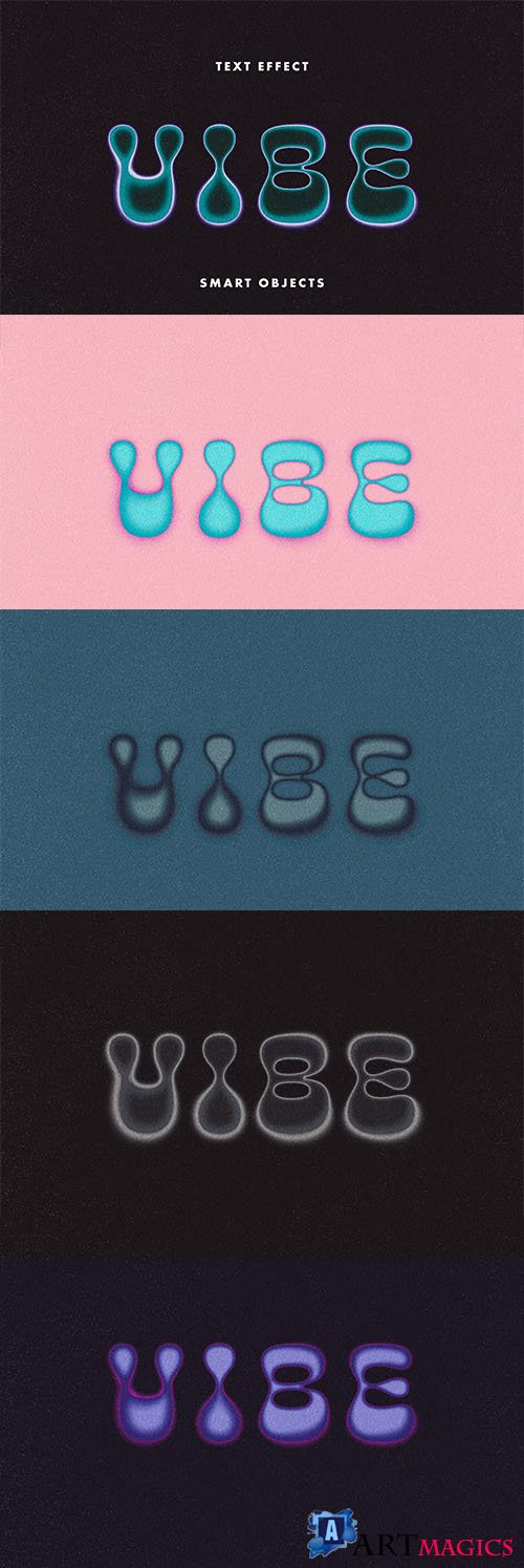 Vibe Text Effect Psd