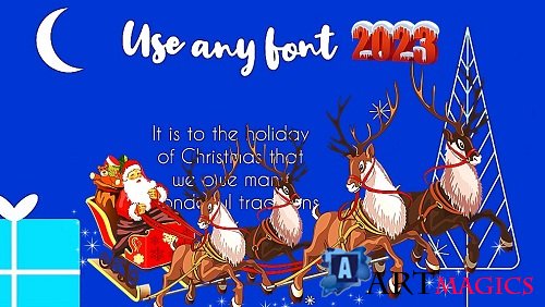 Videohive - Christmas Typography Slides 42344311 - Project For Final Cut & Apple Motion