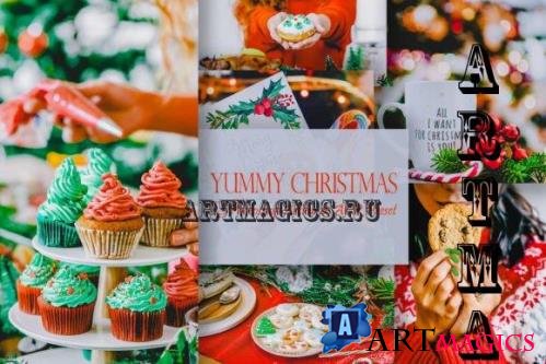 12 Photoshop Actions, Yummy Christmas Ps