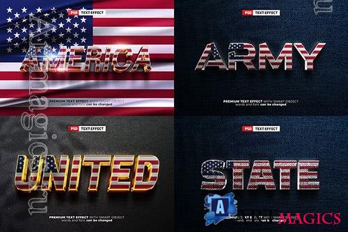 Super USA 3D Text EFfect