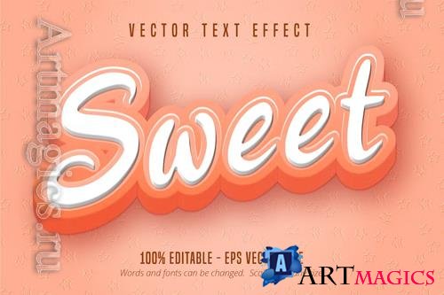 Sweet - Editable Text Effect, Font Style