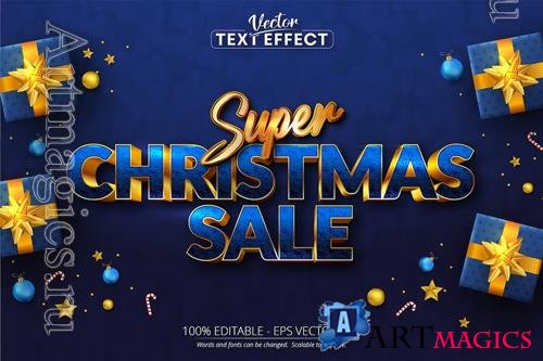 Christmas Sale - Editable Text Effect, Font Style