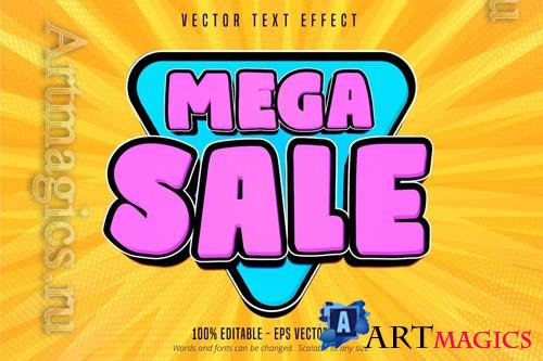 Mega Sale - Editable Text Effect, Font Style