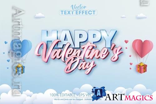 Valentine's Day - Editable Text Effect, Font Style vol 2