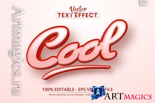 Cool - Editable Text Effect, Font Style
