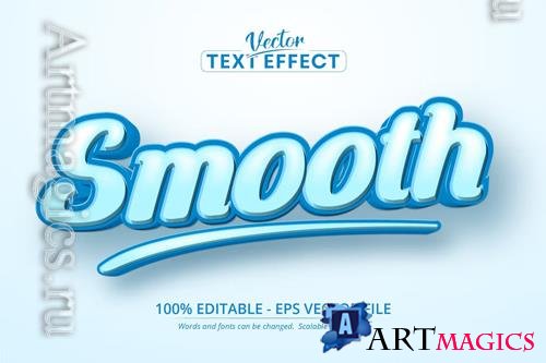 Smooth - Editable Text Effect, Cartoon Font Style