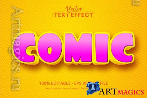 Comic - Editable Text Effect, Font Style