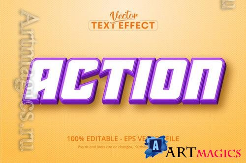 Action - Editable Text Effect, Font Style