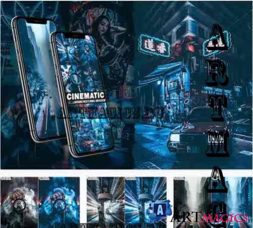 Blue Cinematic Street Presets ( Mobile & Desktop ) - 6M6DGV9