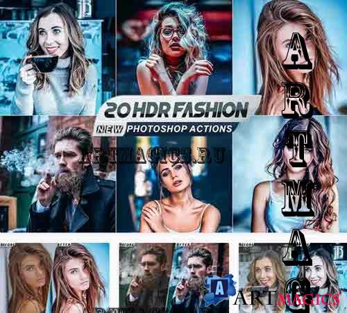 Fashion HDR Photoshop Actions - K8N82X7