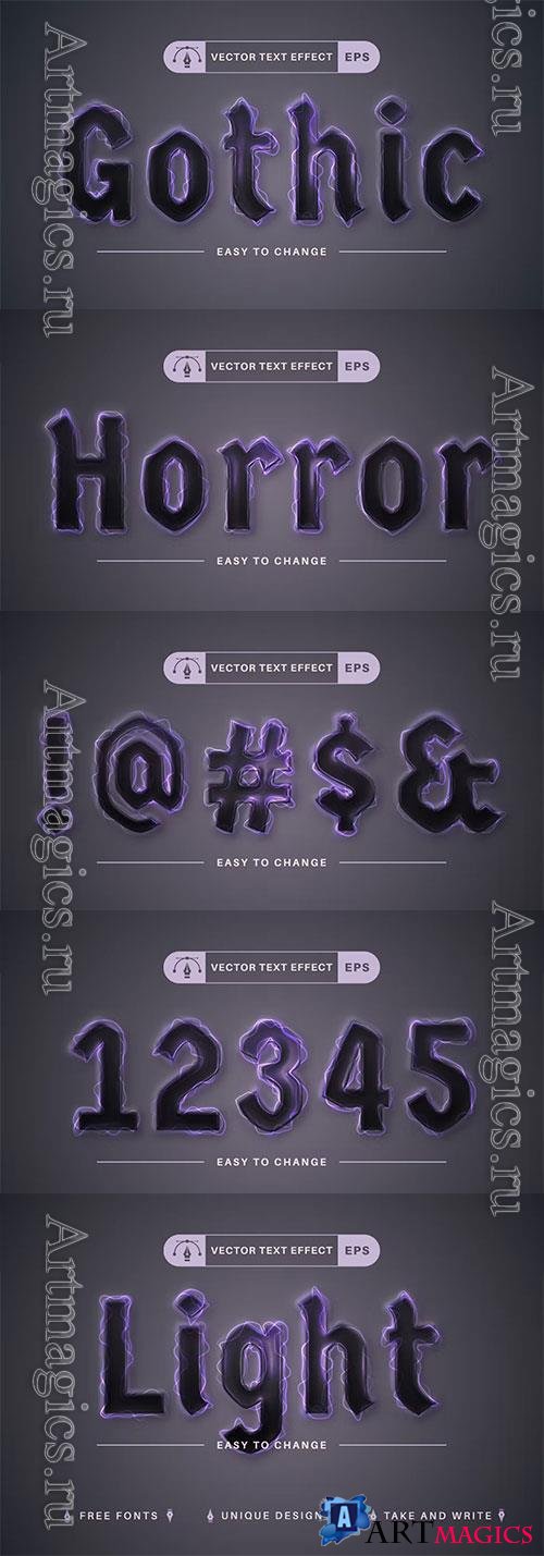 Gothic - editable text effect, font style
