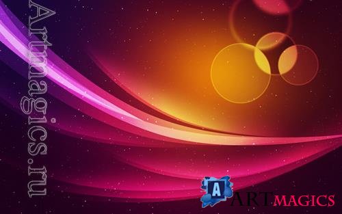 PSD abstract colorful background design