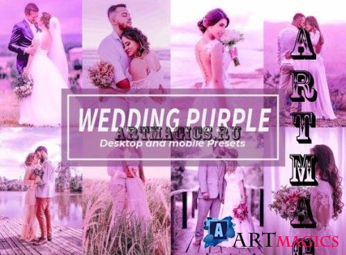 8 Purple Wedding Lightroom Presets